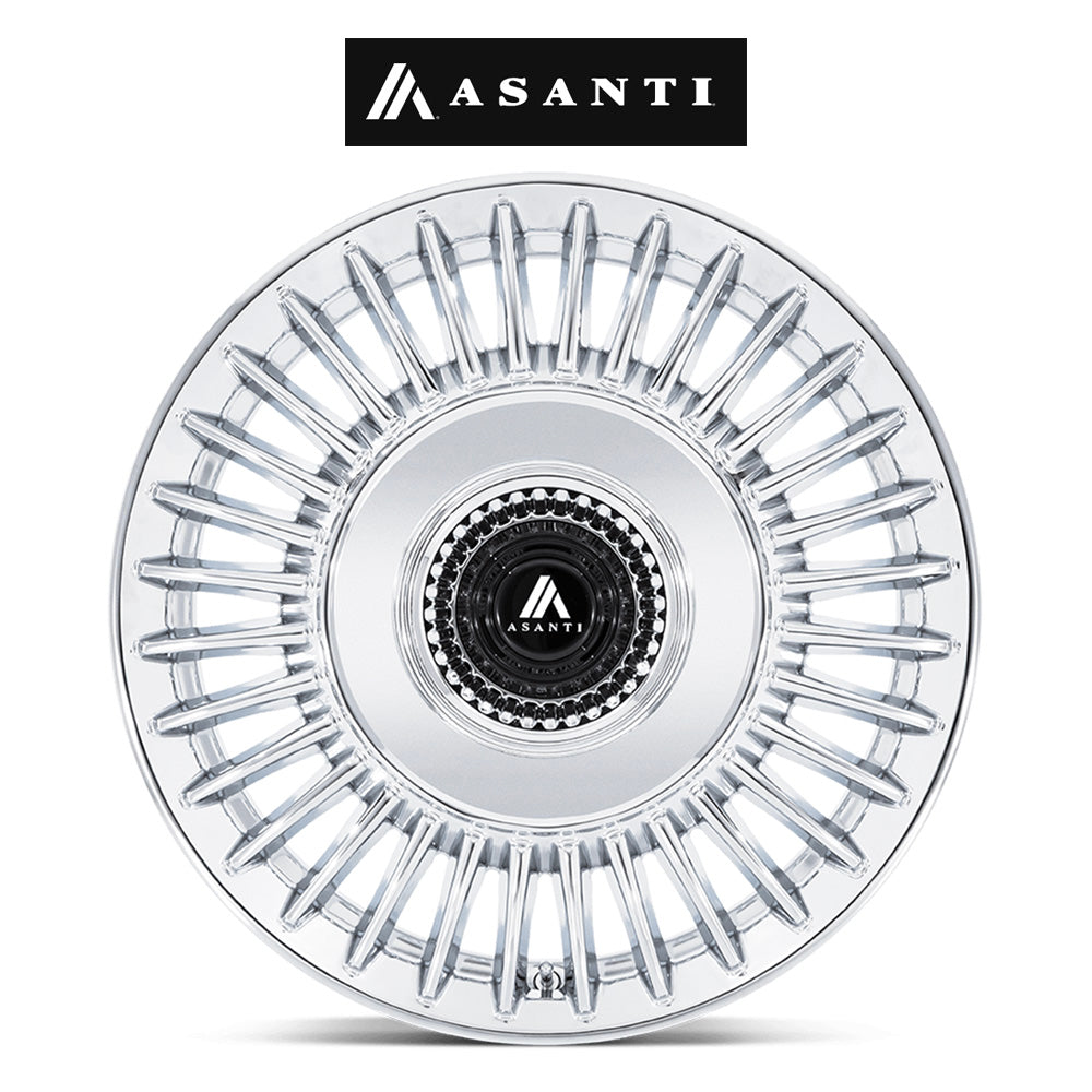 メルセデス・ベンツＥクラス用 アサンティ ティアラ 20x9J ET 35 フロント、リア クローム ホイール４本セット (消費税、送料込み)