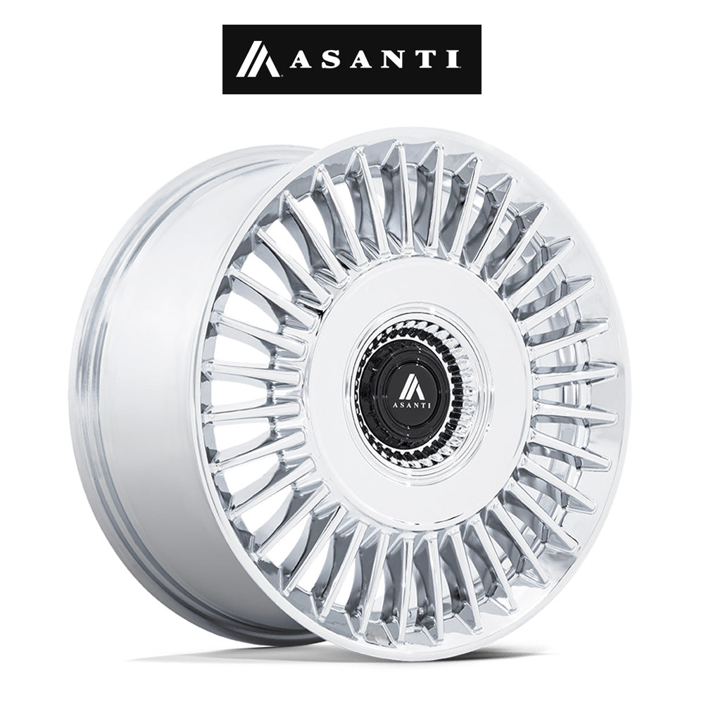 メルセデス・ベンツＥクラス用 アサンティ ティアラ 20x9J ET 35 フロント、リア クローム ホイール４本セット (消費税、送料込み)