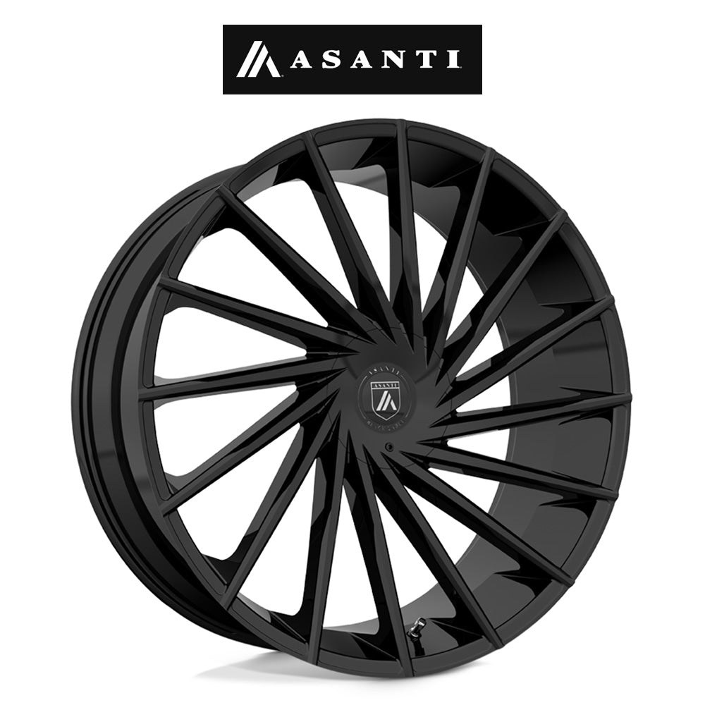 アウディ Ａ４用アサンティ マタール 20x8.5J ET 30 フロント、リア サテンブラック ホイール４本セット　Asanti ABL18 20X8.5 5X112/120 G-BLK 30MM (消費税、送料込み)