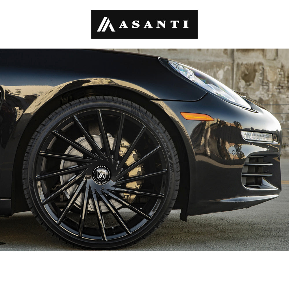 アウディ Ａ４用アサンティ マタール 20x8.5J ET 30 フロント、リア サテンブラック ホイール４本セット　Asanti ABL18 20X8.5 5X112/120 G-BLK 30MM (消費税、送料込み)