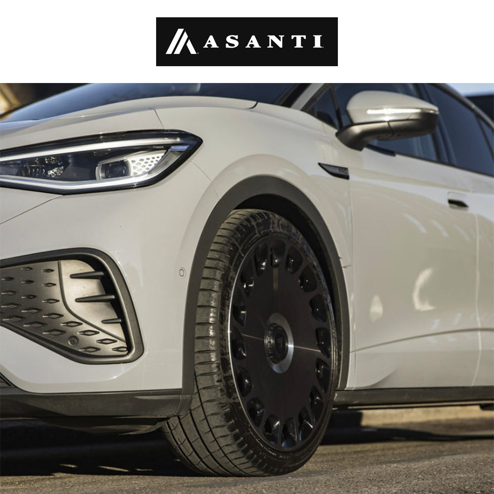 レクサス ＲＸ用 アサンティ アリストクラット 20x9J ET 35 フロント、リア グロスブラック マシンドフェイス／ダブルダークティント ホイール４本セット　Asanti ARISTOCRAT 20X9 5X112/4.5 +35 GBLK-MCH (消費税、送料込み)