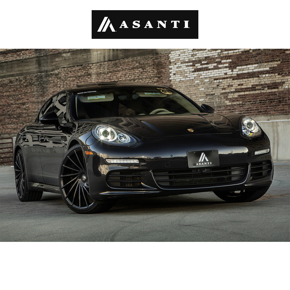 アウディ Ａ４用アサンティ マタール 20x8.5J ET 30 フロント、リア サテンブラック ホイール４本セット　Asanti ABL18 20X8.5 5X112/120 G-BLK 30MM (消費税、送料込み)