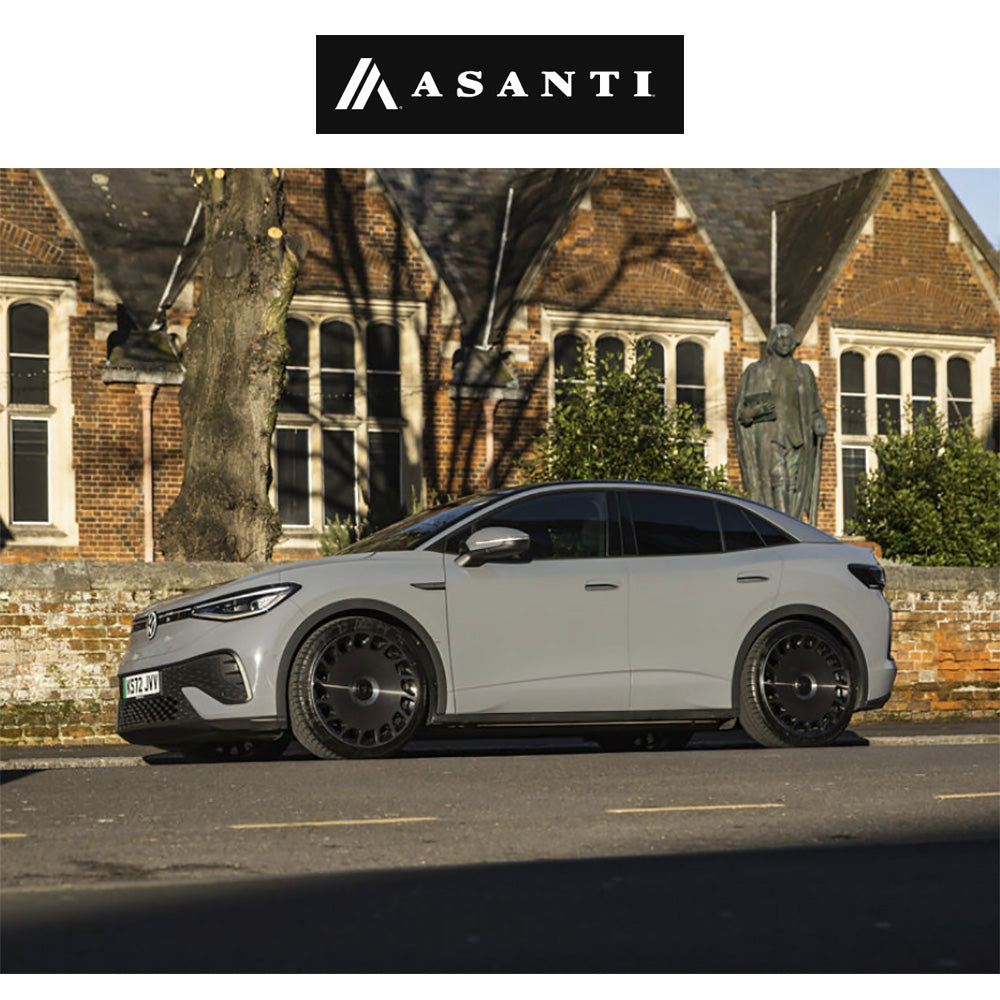 レクサス ＲＸ用 アサンティ アリストクラット 20x9J ET 35 フロント、リア グロスブラック マシンドフェイス／ダブルダークティント ホイール４本セット　Asanti ARISTOCRAT 20X9 5X112/4.5 +35 GBLK-MCH (消費税、送料込み)