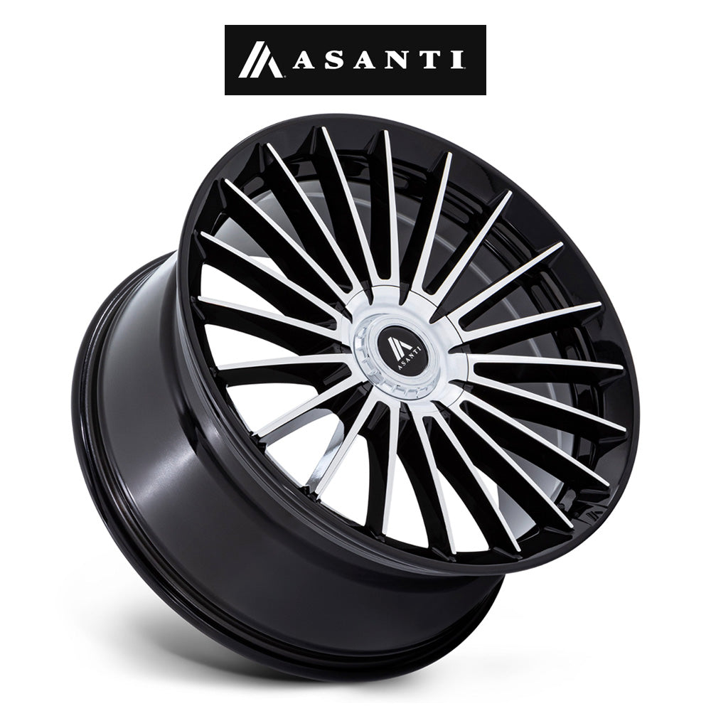 テスラモデルＹ用 アサンティ ヴァイスロイ 20x9J ET 35 フロント、リア グロスブラック マシンドフェイス ホイール４本セット　Asanti VICEROY 20X9 5X112/4.5 72 +35 GBLK-MCH (消費税、送料込み)