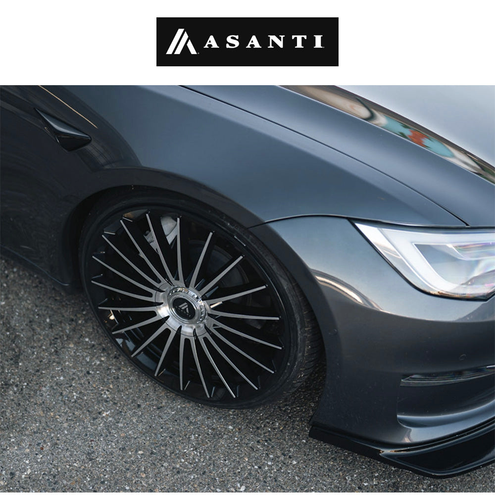 テスラモデルＹ用 アサンティ ヴァイスロイ 20x9J ET 35 フロント、リア グロスブラック マシンドフェイス ホイール４本セット　Asanti VICEROY 20X9 5X112/4.5 72 +35 GBLK-MCH (消費税、送料込み)