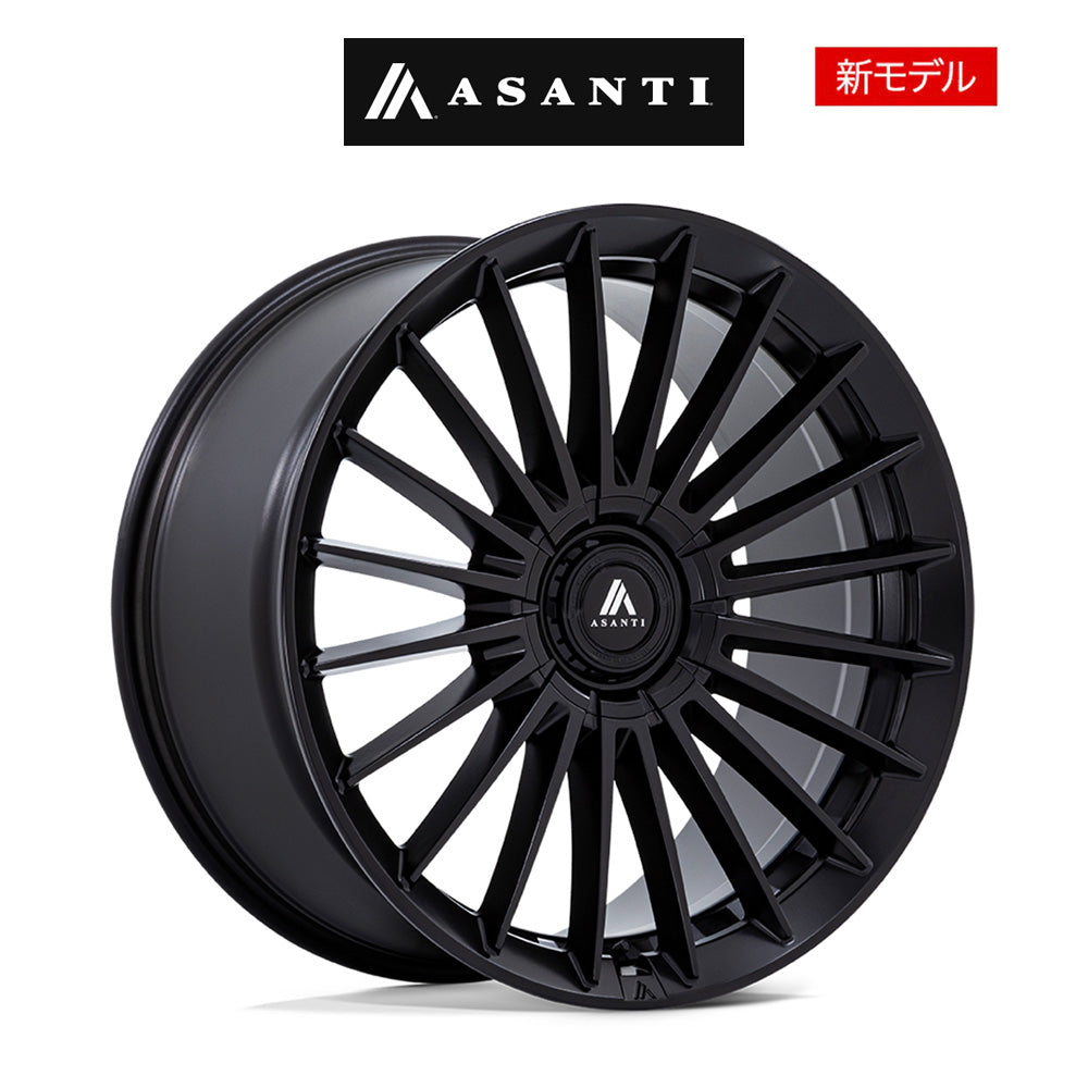テスラモデルＹ用 アサンティ ヴァイスロイ 20x9J ET 35 フロント、リア マットブラック ホイール４本セット　Asanti VICEROY 20X9 5X112/4.5 72 +35 M-BLK (消費税、送料込み)