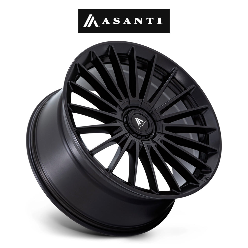 テスラモデルＹ用 アサンティ ヴァイスロイ 20x9J ET 35 フロント、リア マットブラック ホイール４本セット　Asanti VICEROY 20X9 5X112/4.5 72 +35 M-BLK (消費税、送料込み)