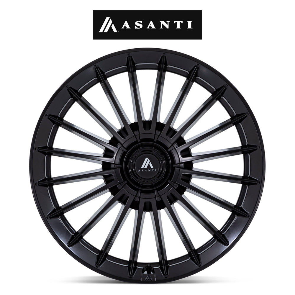 テスラモデルＹ用 アサンティ ヴァイスロイ 20x9J ET 35 フロント、リア マットブラック ホイール４本セット　Asanti VICEROY 20X9 5X112/4.5 72 +35 M-BLK (消費税、送料込み)