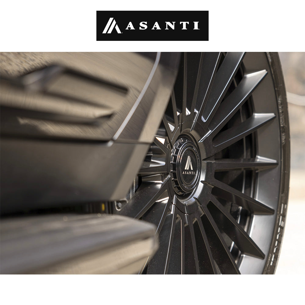 テスラモデルＹ用 アサンティ ヴァイスロイ 20x9J ET 35 フロント、リア マットブラック ホイール４本セット　Asanti VICEROY 20X9 5X112/4.5 72 +35 M-BLK (消費税、送料込み)