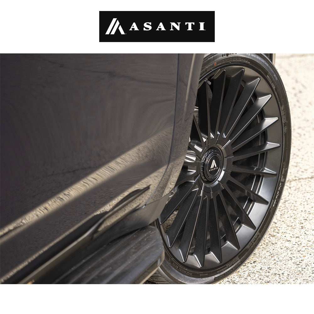 テスラモデルＹ用 アサンティ ヴァイスロイ 20x9J ET 35 フロント、リア マットブラック ホイール４本セット　Asanti VICEROY 20X9 5X112/4.5 72 +35 M-BLK (消費税、送料込み)