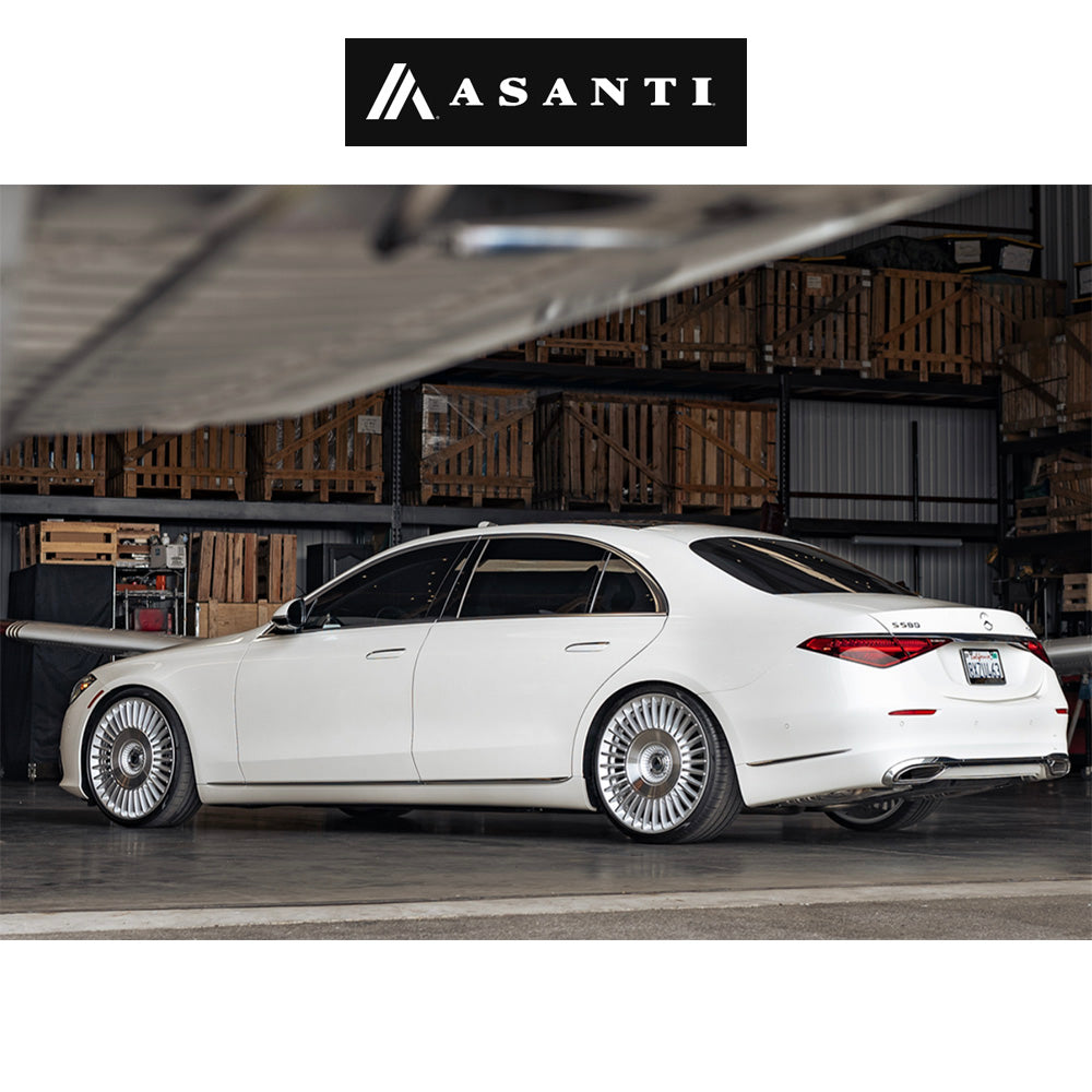 テスラモデル３用 アサンティ ティアラ 20x9J ET 35 フロント、リア グロスシルバーブライトマッハフェイス ホイール４本セット　Asanti TIARA 20X9 5X112/4.5 72 +35 GSLV MCH (消費税、送料込み)