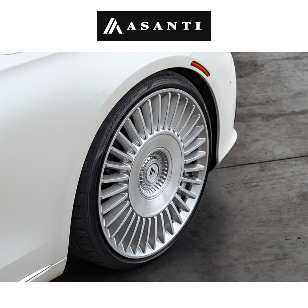 テスラモデル３用 アサンティ ティアラ 20x9J ET 35 フロント、リア グロスシルバーブライトマッハフェイス ホイール４本セット　Asanti TIARA 20X9 5X112/4.5 72 +35 GSLV MCH (消費税、送料込み)