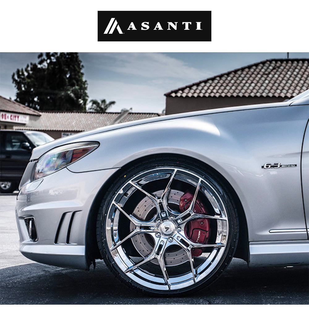 メルセデス・ベンツＥクラス用 アサンティ モナーク 20x9J ET 38 フロント、リア クローム ホイール４本セット (消費税、送料込み)