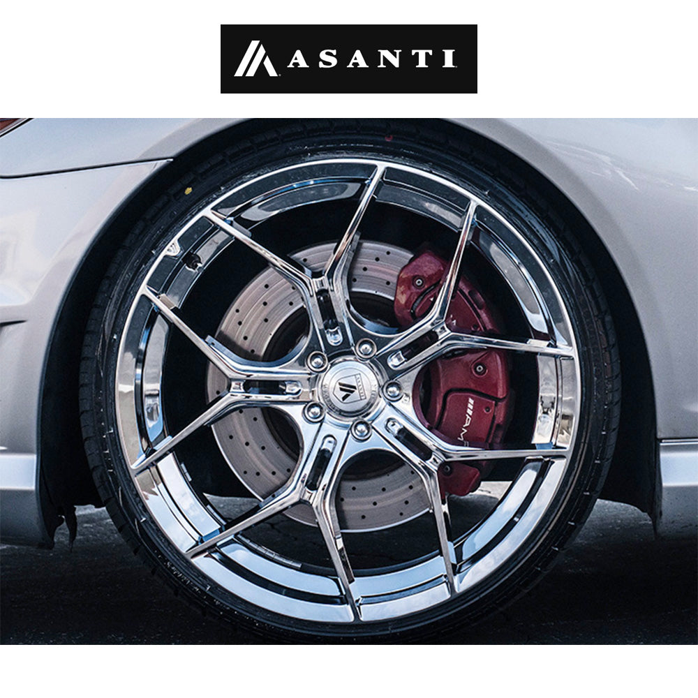メルセデス・ベンツＥクラス用 アサンティ モナーク 20x9J ET 38 フロント、リア クローム ホイール４本セット (消費税、送料込み)