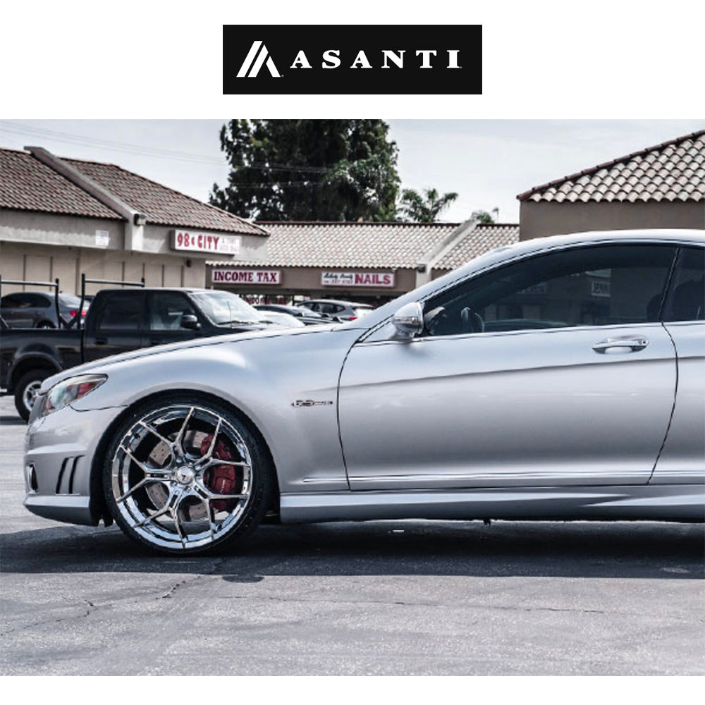 メルセデス・ベンツＥクラス用 アサンティ モナーク 20x9J ET 38 フロント、リア クローム ホイール４本セット (消費税、送料込み)