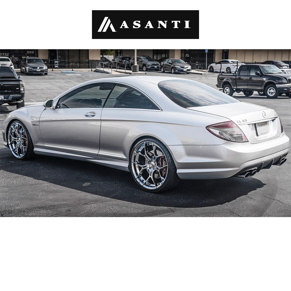 メルセデス・ベンツＥクラス用 アサンティ モナーク 20x9J ET 38 フロント、リア クローム ホイール４本セット (消費税、送料込み)