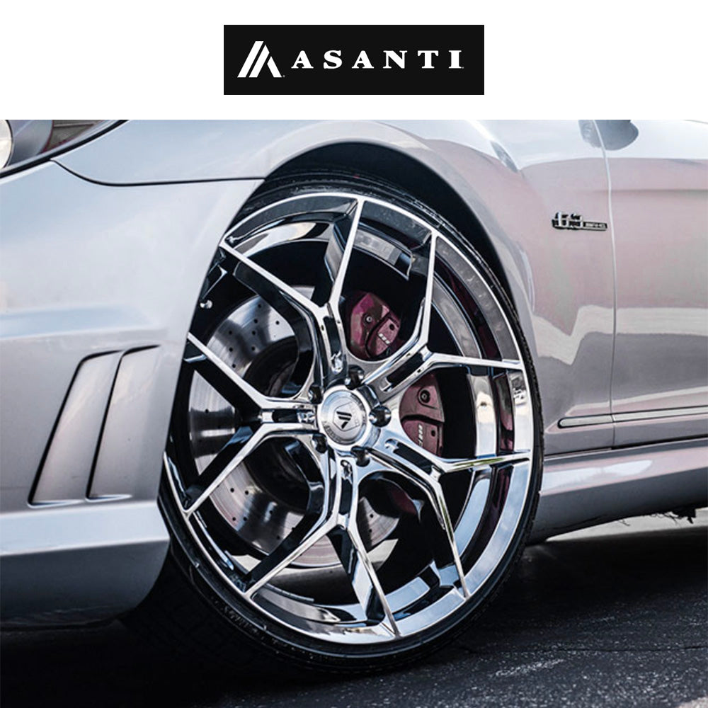 メルセデス・ベンツＥクラス用 アサンティ モナーク 20x9J ET 38 フロント、リア クローム ホイール４本セット (消費税、送料込み)