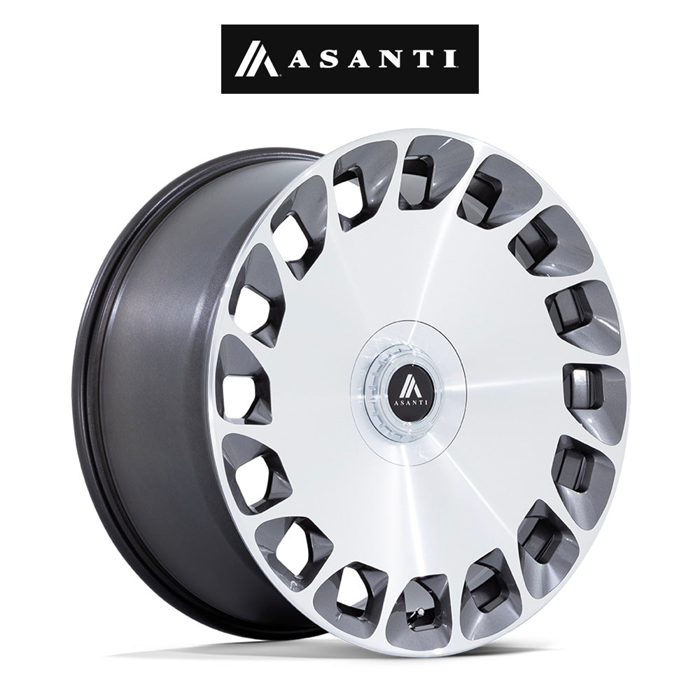 レクサス ＲＸ用 アサンティ アリストクラット 20x9J ET 35 フロント、リア グロスプラチナブライトマシニンドフェイス ホイール４本セット　Asanti ARISTOCRAT 20X9 5X112/4.5 +35 PLT-MCH (消費税、送料込み)