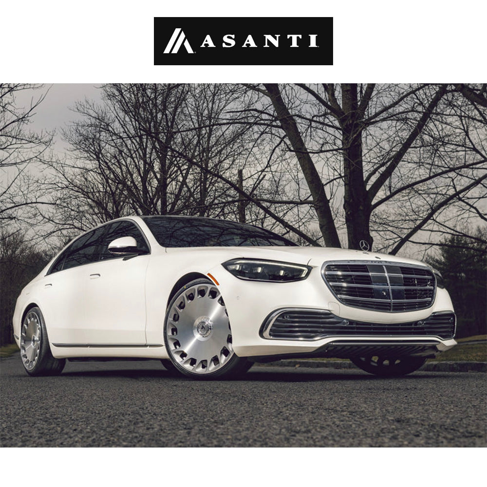 レクサス ＲＸ用 アサンティ アリストクラット 20x9J ET 35 フロント、リア グロスプラチナブライトマシニンドフェイス ホイール４本セット　Asanti ARISTOCRAT 20X9 5X112/4.5 +35 PLT-MCH (消費税、送料込み)