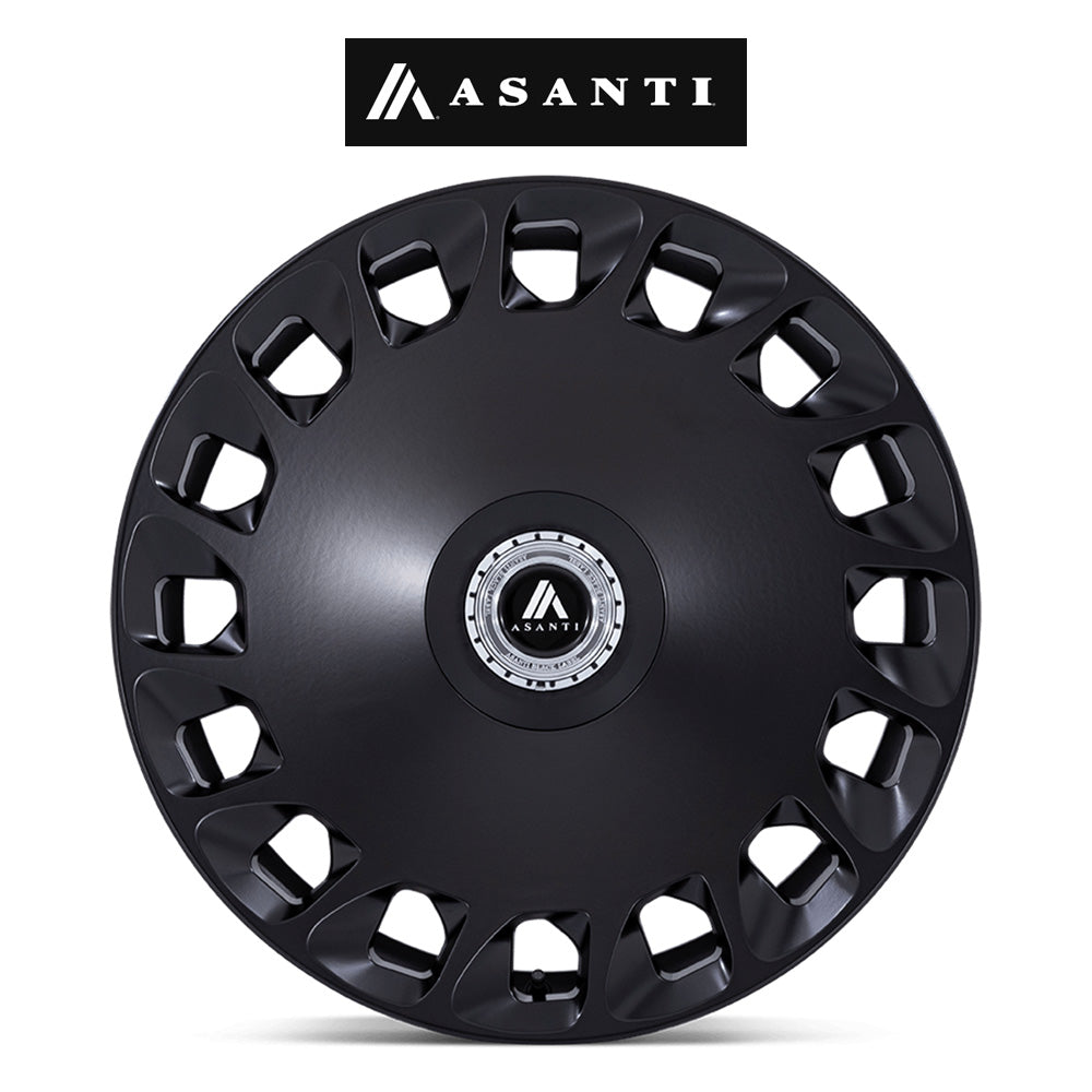 キャデラック エスカレード用 アサンティ アリストクラット 24x10J ET 30 フロント、リア マットブラック ホイール４本セット (消費税、送料込み)
