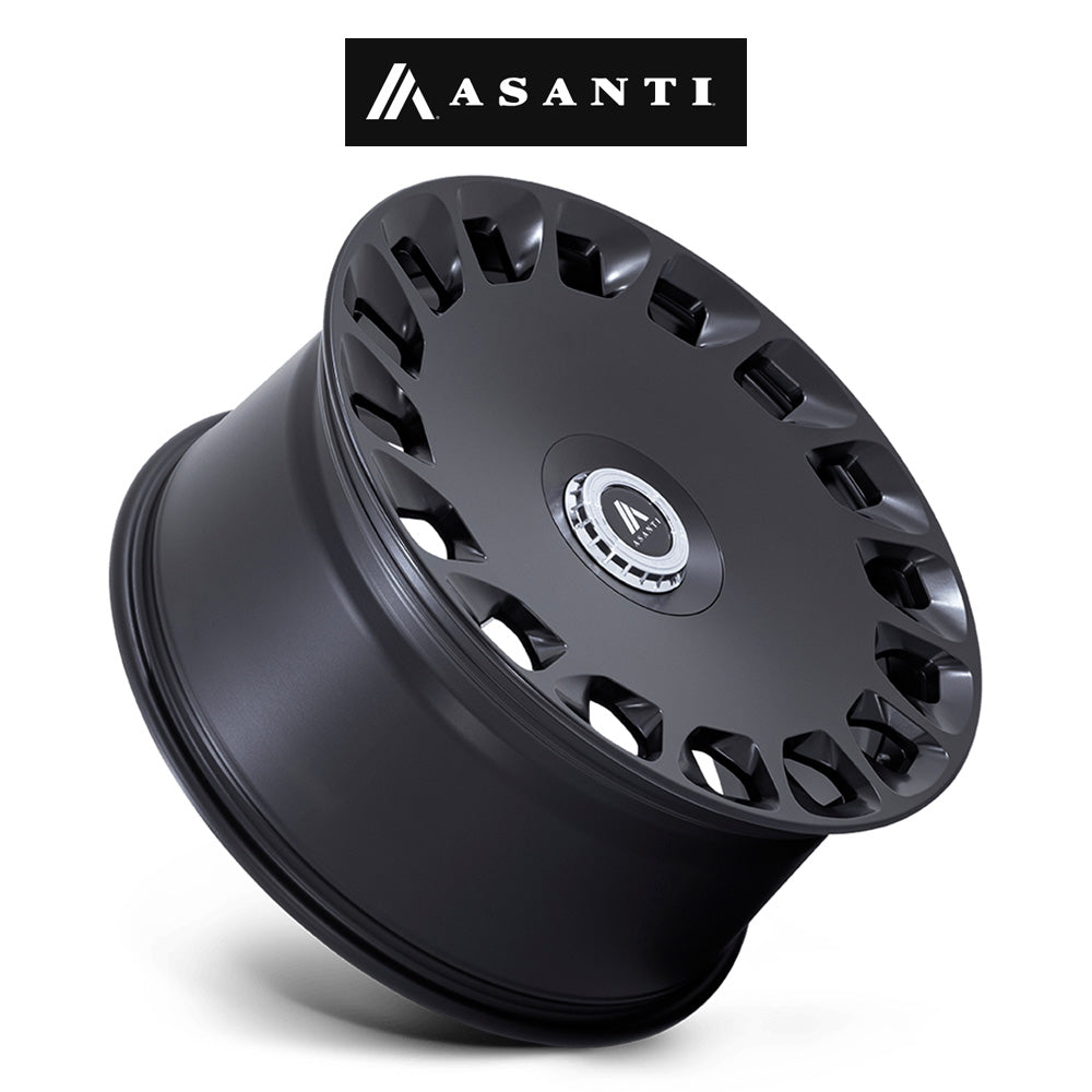 キャデラック エスカレード用 アサンティ アリストクラット 24x10J ET 30 フロント、リア マットブラック ホイール４本セット (消費税、送料込み)