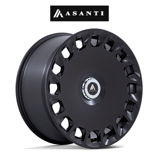 キャデラック エスカレード用 アサンティ アリストクラット 24x10J ET 30 フロント、リア マットブラック ホイール４本セット (消費税、送料込み)