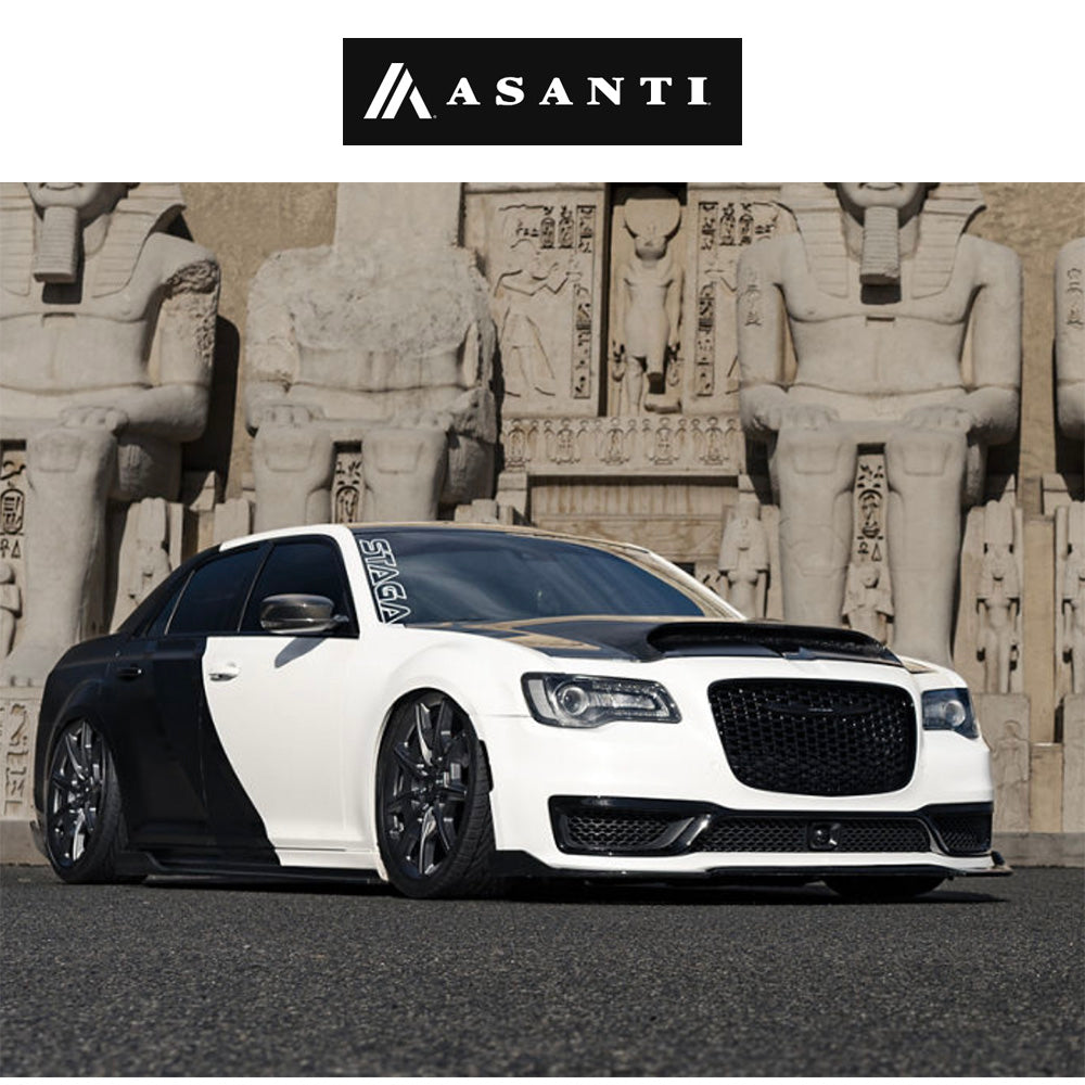 テスラモデル３用 アサンティ エスクァイア 20x9J ET 35 フロント、リア サテンブラック グロスブラックフェイス ホイール４本セット　Asanti ESQUIRE 20X9 5X112/4.5 +35 G-ANTH MCH (消費税、送料込み)