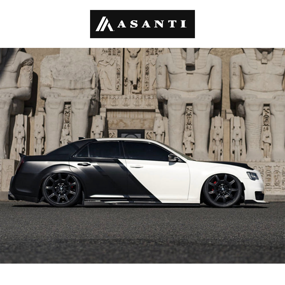 テスラモデル３用 アサンティ エスクァイア 20x9J ET 35 フロント、リア サテンブラック グロスブラックフェイス ホイール４本セット　Asanti ESQUIRE 20X9 5X112/4.5 +35 G-ANTH MCH (消費税、送料込み)