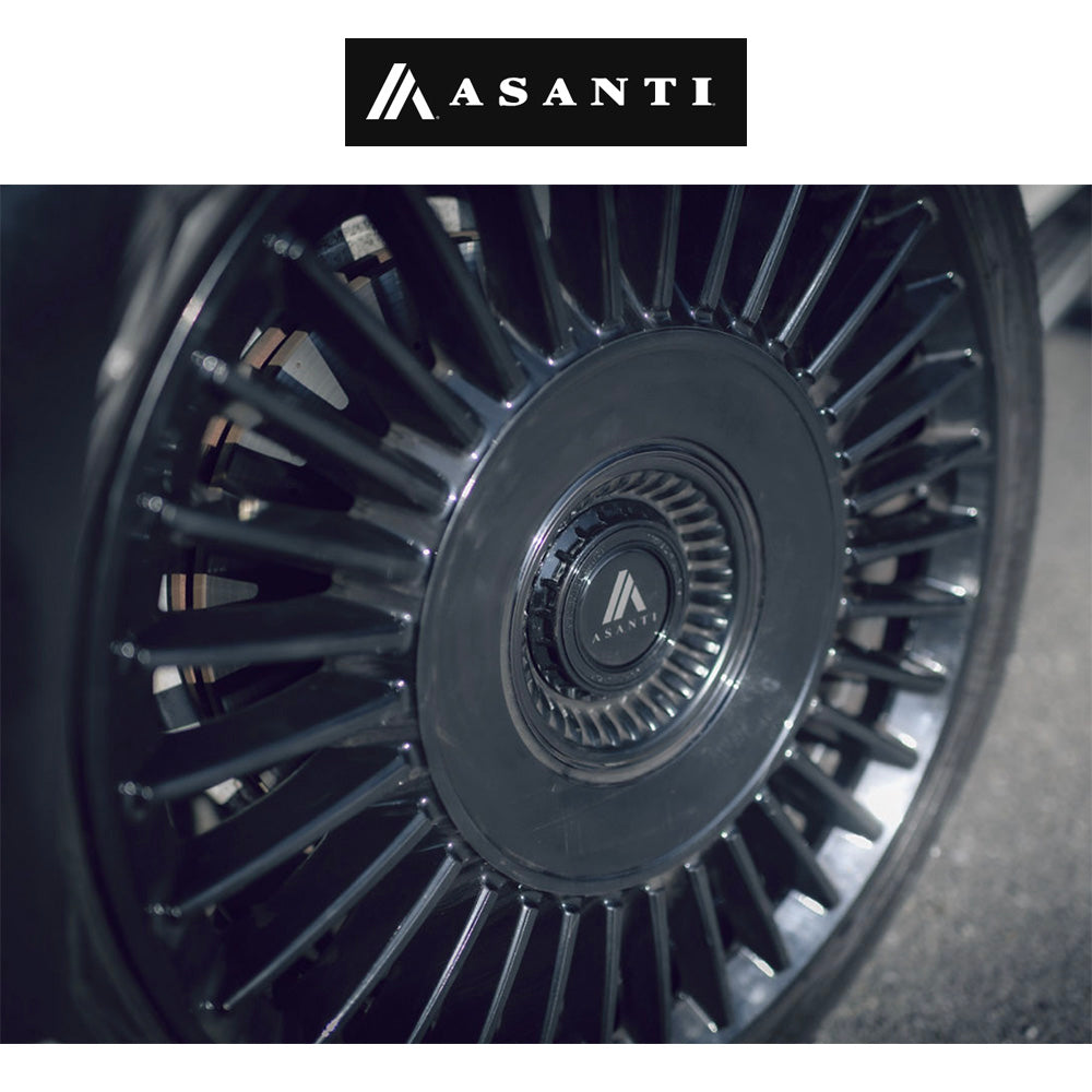 レクサス ＲＸ用 アサンティ ティアラ 20x9J ET 35 フロント、リア グロスブラック ホイール４本セット　Asanti TIARA 20X9 5X112/4.5 72 +35 G-BLK (消費税、送料込み)