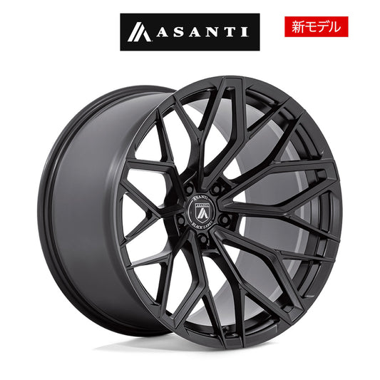 レクサス ＲＸ用 アサンティ モーグル５ 20x9J ET 35 フロント、リア サテンブラック フロー成形アルミニウムホイール４本セット　Asanti MOGUL 5 20X9 5X4.5 72 +35 S-BLK (消費税、送料込み)
