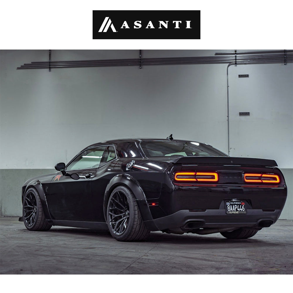 テスラモデル３用 アサンティ モーグル５ 20x9J ET 35 フロント、リア サテンブラック フロー成形アルミニウムホイール４本セット　Asanti MOGUL 5 20X9 5X4.5 72 +35 S-BLK (消費税、送料込み)