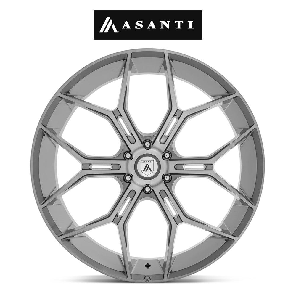 キャデラック エスカレード用 アサンティ モナーク トラック 22x9.5J ET 20 フロント、リア タイタニウム ブラッシュド ホイール４本セット (消費税、送料込み)