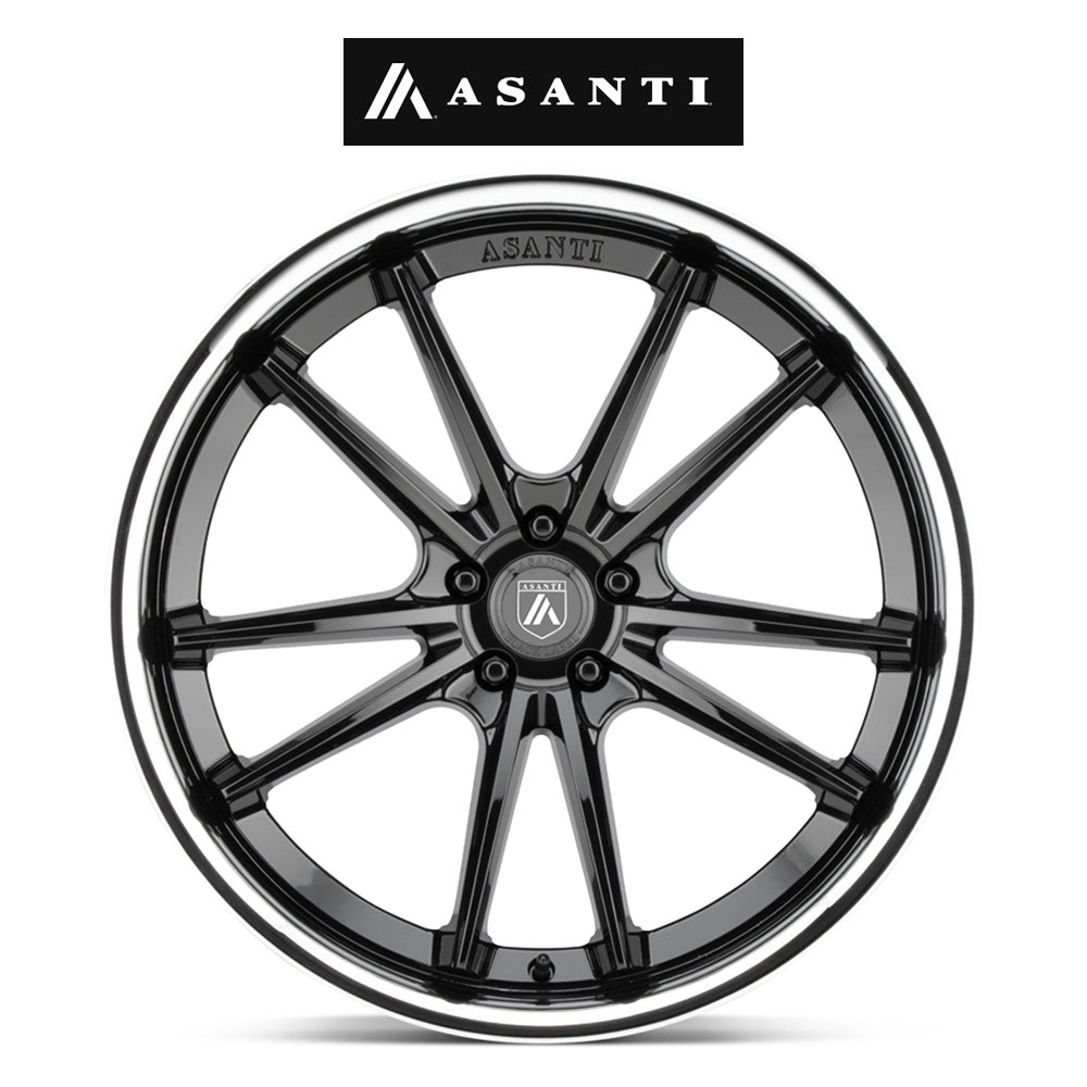 ＢＭＷ ７シリーズ用 アサンティ シグマ 20X9J ET 25 フロント、20x10.5J ET 38 リア グロスブラック クローム リップ ホイール４本セット (消費税、送料込み)