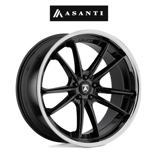 ＢＭＷ Ｍ４用 アサンティ シグマ 20X9J ET 25 フロント、20x10.5J ET 38 リア グロスブラック クローム リップ ホイール４本セット (消費税、送料込み)