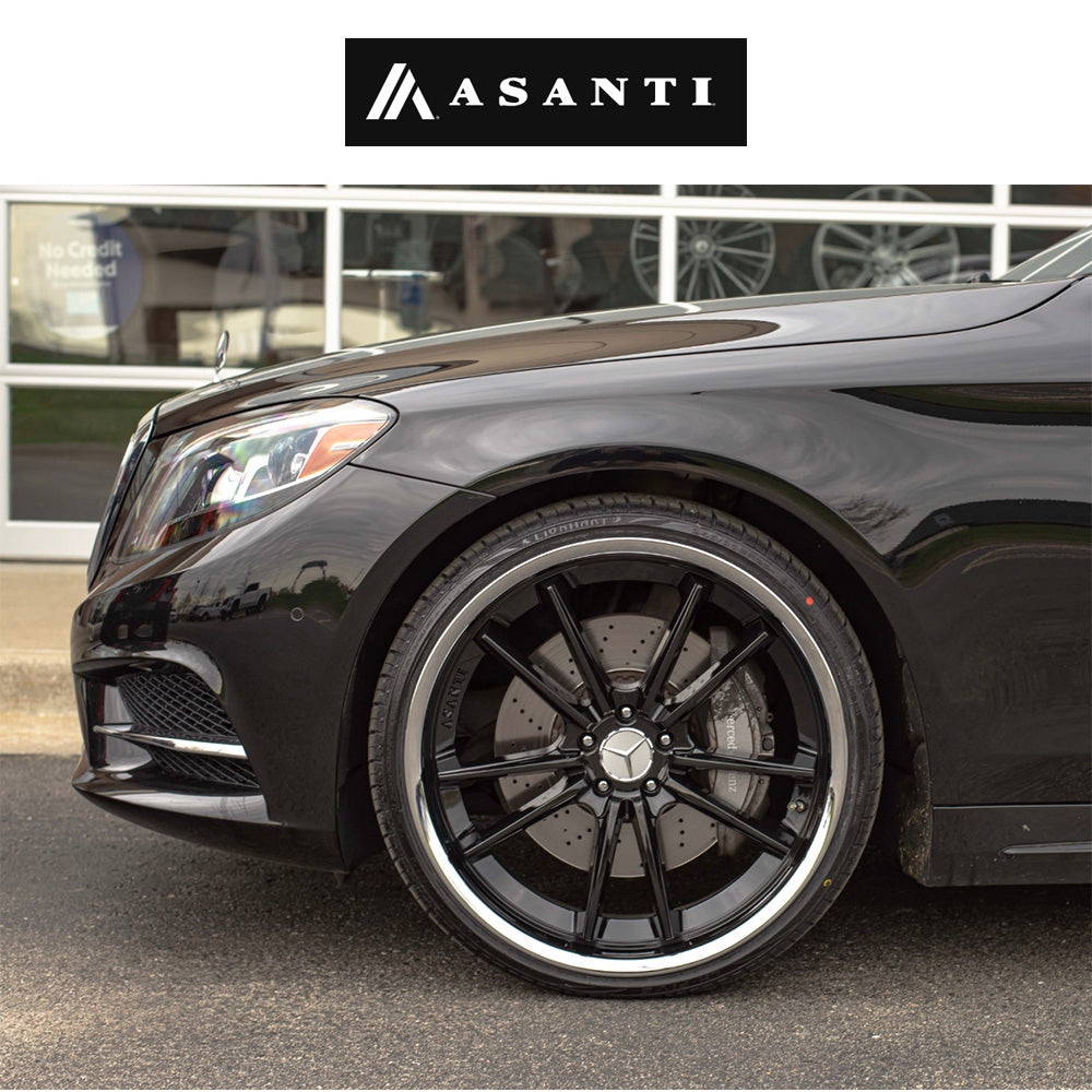 ＢＭＷ ７シリーズ用 アサンティ シグマ 20X9J ET 25 フロント、20x10.5J ET 38 リア グロスブラック クローム リップ ホイール４本セット (消費税、送料込み)