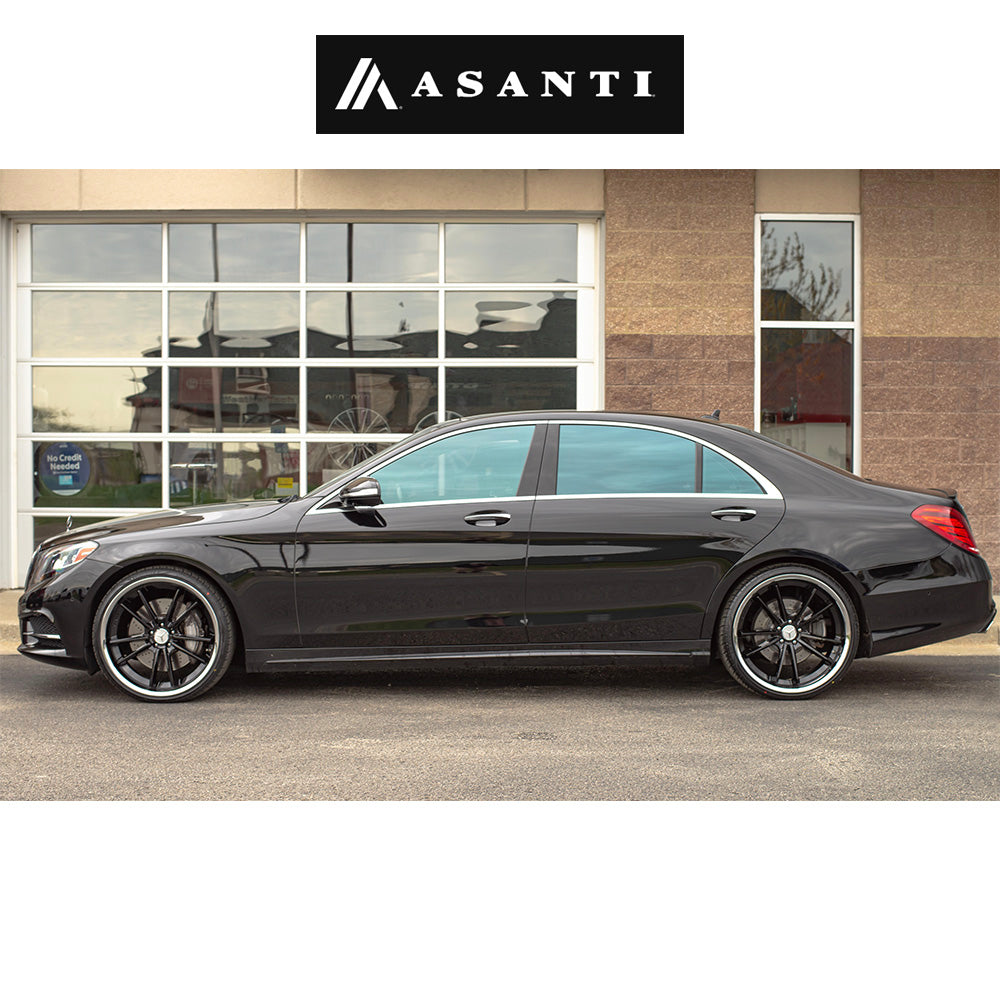 ＢＭＷ ７シリーズ用 アサンティ シグマ 20X9J ET 25 フロント、20x10.5J ET 38 リア グロスブラック クローム リップ ホイール４本セット (消費税、送料込み)