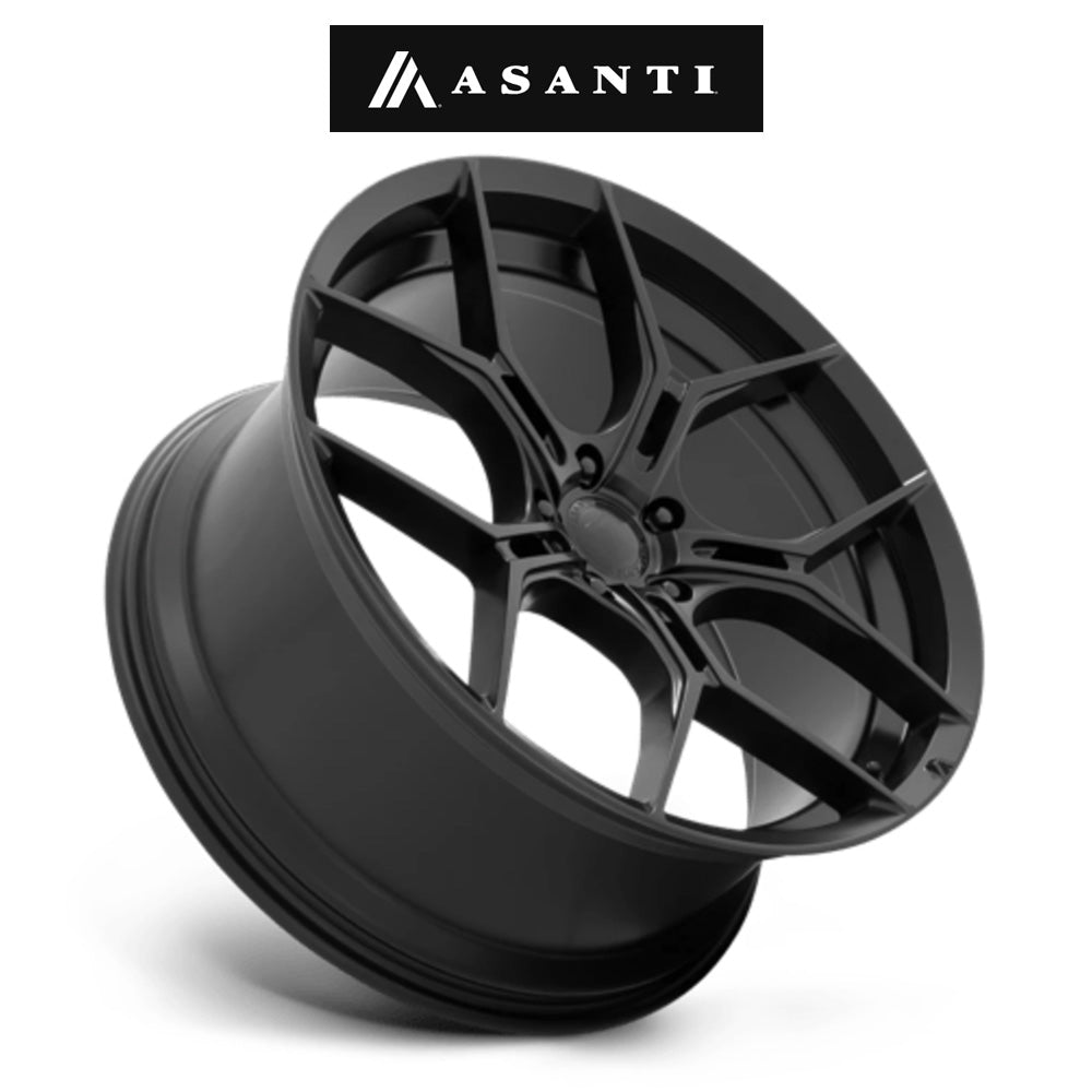 ビー・エム・ダブリュー ４シリーズ(BMW 4 Series)用 アサンティ モナーク 20x9J サテンブラック ホイール４本セット Asanti Monarch AB37 20X9 5X112 S-BLK 25MM (送料無料)