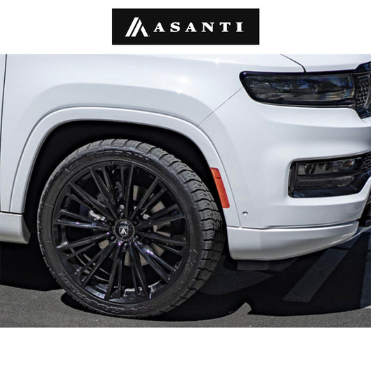 ランドローバー レンジローバー(Land Rover Range Rover)用 アサンティ コロナトラック 22x10.5J グロスブラック ホイール４本セット Asanti AB30 Corona Truck AB30 22X10.5 5X120 G-BLK 35MM (送料無料)