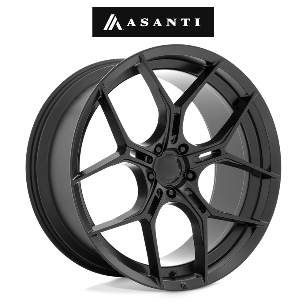 ビー・エム・ダブリュー ４シリーズ(BMW 4 Series)用 アサンティ モナーク 20x9J サテンブラック ホイール４本セット Asanti Monarch AB37 20X9 5X112 S-BLK 25MM (送料無料)