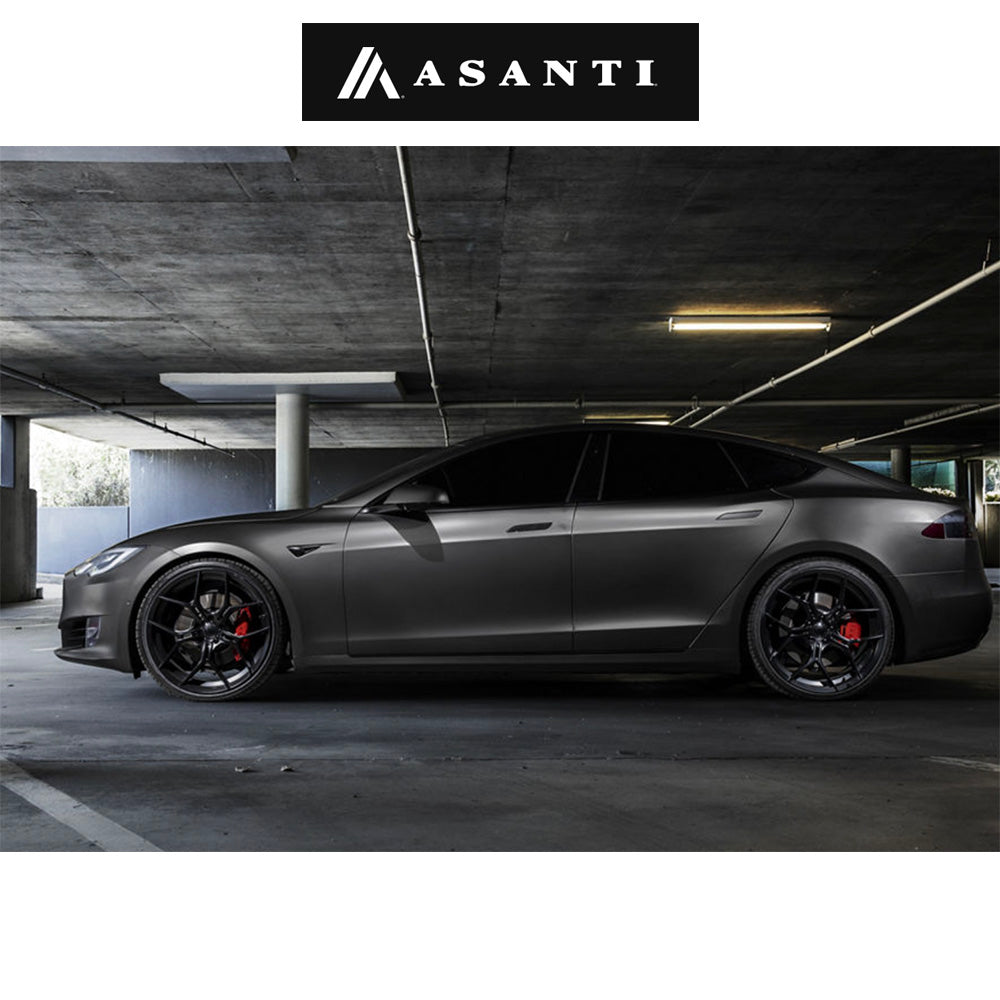 ビー・エム・ダブリュー ４シリーズ(BMW 4 Series)用 アサンティ モナーク 20x9J サテンブラック ホイール４本セット Asanti Monarch AB37 20X9 5X112 S-BLK 25MM (送料無料)