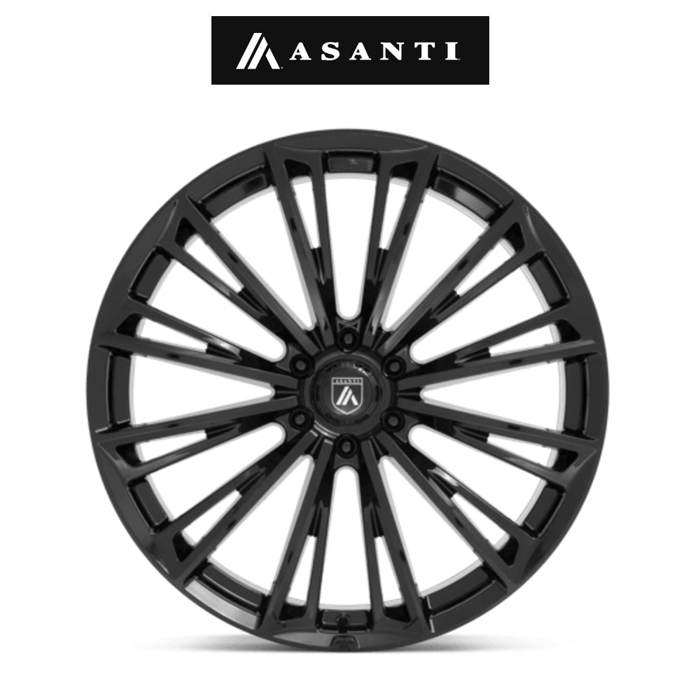 ランドローバー レンジローバー(Land Rover Range Rover)用 アサンティ コロナトラック 22x9J グロスブラック ホイール４本セット Asanti AB30 Corona Truck AB30 22X9 5X120 G-BLK 32MM (送料無料)