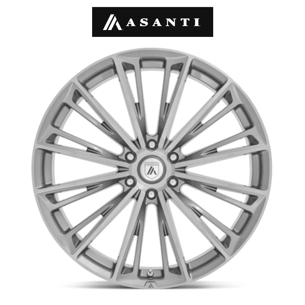 テスラ モデル３ (TESLA Model 3)用 アサンティ コロナトラック 20x9J チタニウムブラッシュド ホイール４本セット Asanti AB30 Corona Truck AB30 20X9 5X4.5 TITAN BRUSH 35MM (送料無料)