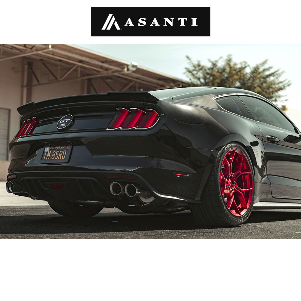 テスラ モデル３ (TESLA Model 3)用 アサンティ モナーク 20x9J キャンディーレッド ホイール４本セット Asanti Monarch AB37 20X9 5X4.5 C-RED 38MM (送料無料)