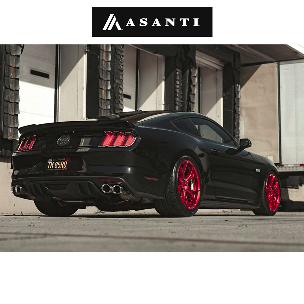 テスラ モデル３ (TESLA Model 3)用 アサンティ モナーク 20x9J キャンディーレッド ホイール４本セット Asanti Monarch AB37 20X9 5X4.5 C-RED 38MM (送料無料)
