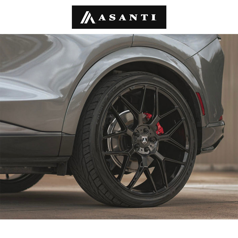 ビー・エム・ダブリュー ４シリーズ(BMW 4 Series)用 アサンティ ダイナスティ 20x9J グロスブラック ホイール４本セット Asanti Dynasty AB27 20X9 5X112 G-BLK 25MM (送料無料)