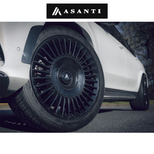 ランドローバー レンジローバー(Land Rover Range Rover)用 アサンティ ティアラ 22x10.5J グロスブラック ホイール４本セット Asanti AB40 Tiara AB40 22X10.5 5X112/120 G-BLK 38MM (送料無料)