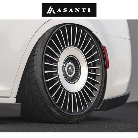 テスラ モデル３ (TESLA Model 3)用 アサンティ ティアラ 20x9J サテンブラックブライトマシンドフェイス ホイール４本セット Asanti AB40 Tiara AB40 20X9 5X112/4.5 S-BLK BR-MCH-FC 35MM (送料無料)