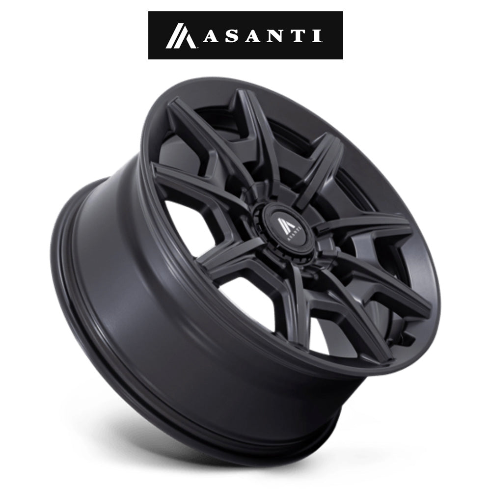 ビー・エム・ダブリュー ４シリーズ(BMW 4 Series)用 アサンティ エスクァイア 20x9J サテンブラック グロスブラックフェイス ホイール４本セット Asanti Esquire AB41 20X9 5X112/120 S-BLK G-BLK-FC 27MM (送料無料)