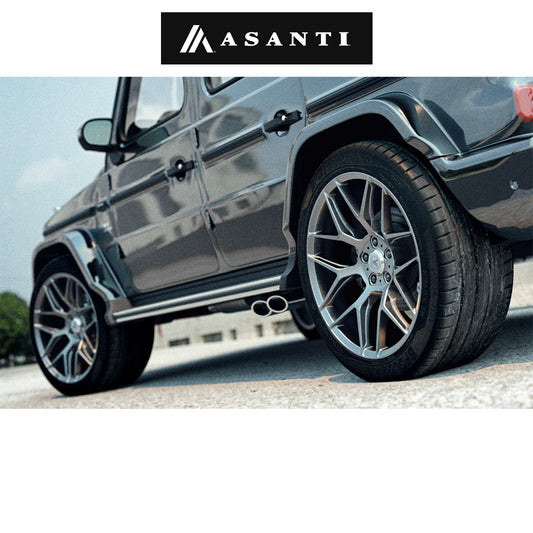 ランドローバー レンジローバー(Land Rover Range Rover)用 アサンティ ダイナスティ 22x10.5J チタニウムブラッシュド ホイール４本セット Asanti AB27 Dynasty AB27 22X10.5 5X120 TITAN BRUSH 35MM (送料無料)