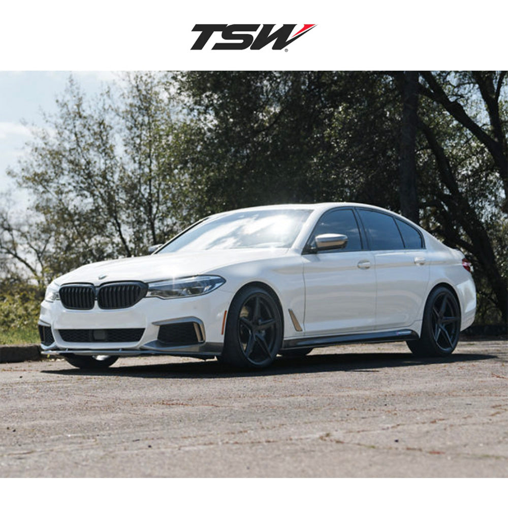 アウディ Ａ４用TSW エスプリ 20x9J ET 27 フロント、リア マットブラック フロー成形アルミニウムホイール４本セット　TSW ESPRIT 20X9 5X112 66 +45 M-BLK (消費税、送料込み)